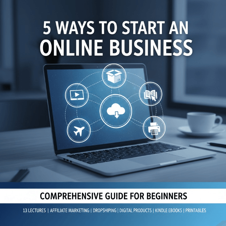5 Ways to Start an Online Business - For Beginners